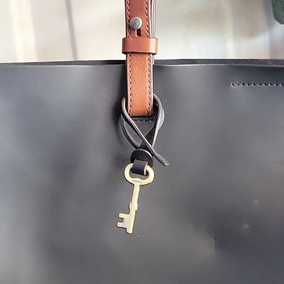 Black Fossil Tote - Picture 2 of 7